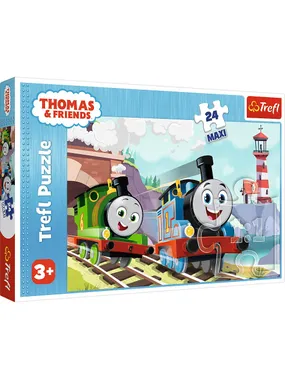 Puzzle 24 Maxi Tom and Percy on the tracks Thomas and Friends