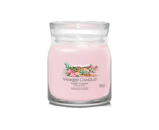 Aromatic candle Signature glass medium Desert Blooms 368 g
