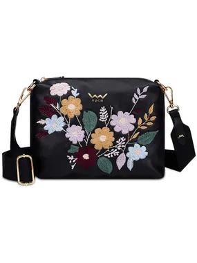 Women's Crossbody Handbag Coalie Flowers Black