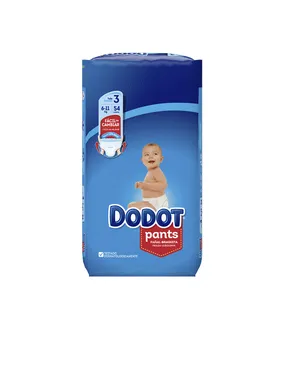 DODOT PANTS ETAPAS talla 3 pañal-braguita 6-11 kg 54 u