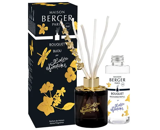 GIFT SET AROMA Diffuser Jewelry Black + Lolita Lempicka Refill 100 ml