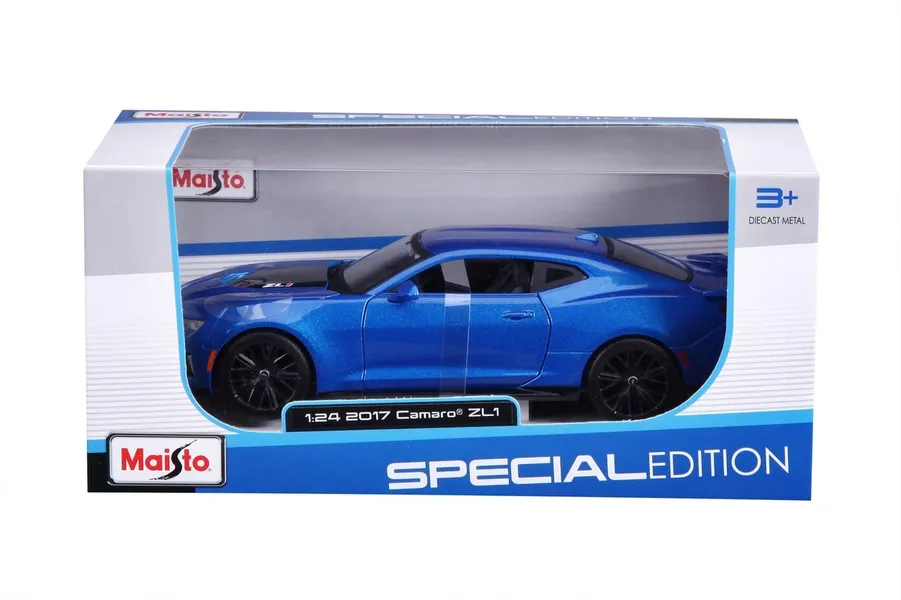 Composite model Chevrolet Camaro ZL1 2017 blue 1/24