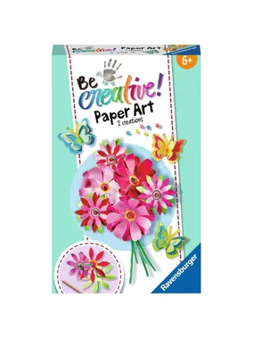 BeCreative Paper Art Flowers & Butterflies, crafts