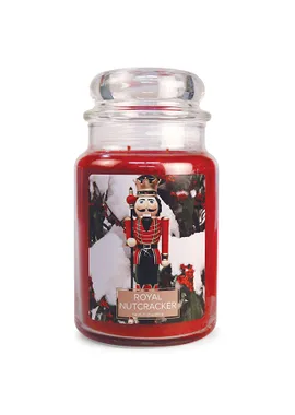 Scented candle in glass Royal Nutcracker 602 g