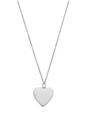 Decent Drew Heart Steel Necklace JF04690040