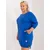 Women's cobalt blue plus size tunic