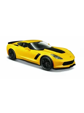 Metal model Corvette Z06 1/24 yellow