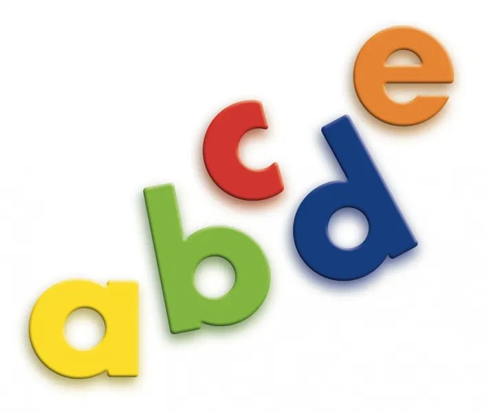 Magnetic letters small - Polish and German