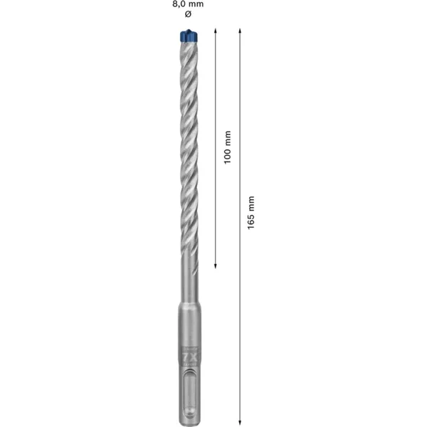 Expert hammer drill SDS-plus-7X, Ø 8mm, 30 pieces