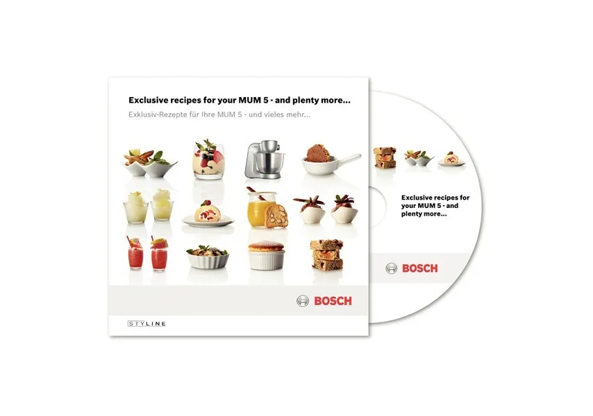 Bosch Styline virtuves kombains 900 W 3,9 L Nerūsējošais tērauds, Balts