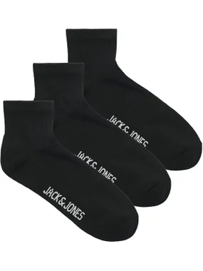 3 PACK - men's socks JACLEON 12257150 Black