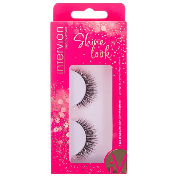 Shine Look false eyelashes with silver stones