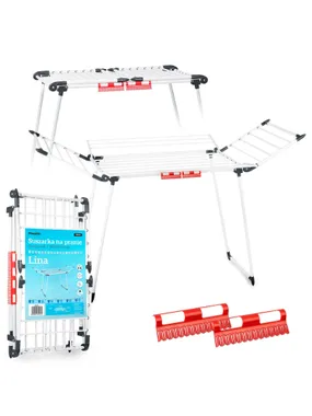 Washing laundry dryer folding rope 22 MB white