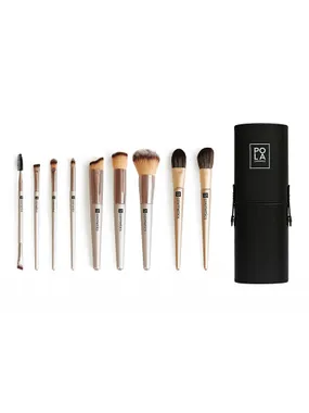 Set of cosmetic brushes