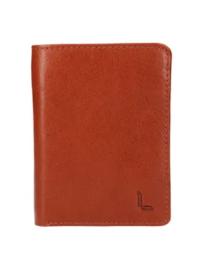 Men's leather wallet LG-7658 COGNAC