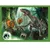 Puzzle 4w1 Groźne dinozaury Jurassic World