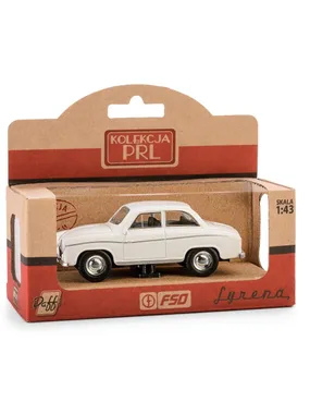 Pojazd PRL Syrena 104 Biały