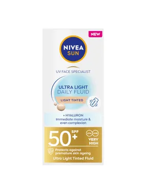 Sun Ultra Light Daily Fluid SPF50+ Facial Fluid Light Tinted 40ml
