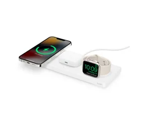 Belkin BoostCharge PRO 3-in-1 Wireless Charger with MagSafe White (Refurbished)