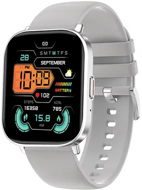 Smartwatch W127G - Silver - Gray