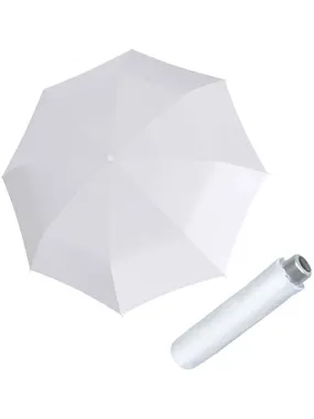 Ladies mechanical folding umbrella Special Mini Wedding Uni White