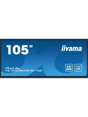 iiyama PROLITE Digital A-board 2,67 m (105 collas) LED Wi-Fi 450 cd/m² 5K Ultra HD melns skārienekrāns Iebūvēts procesors Android 24/7