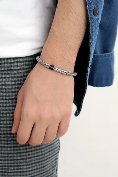 Elegant steel bracelet for men EGS1623040