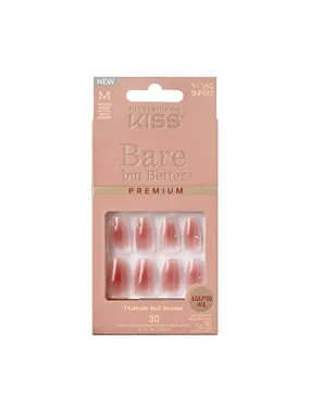 Bare-But-Better Premium Nails - Shine 30 pcs