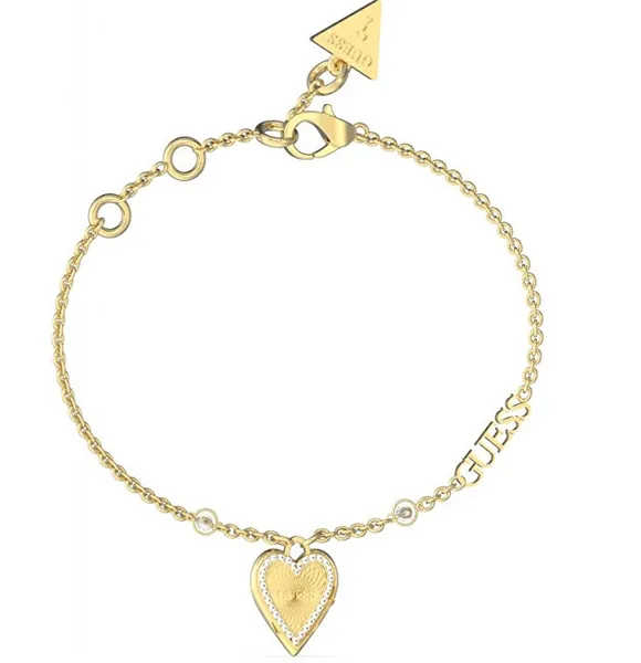 Delicate gold-plated Love Me Tender bracelet JUBB03242JWYG