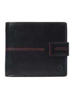 Men's leather wallet 150721 black