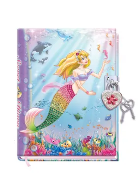 Pulio Pecoware Padlock Diary - Mermaid