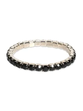 Tennis bracelet with black crystals Euphoria 32420 JET