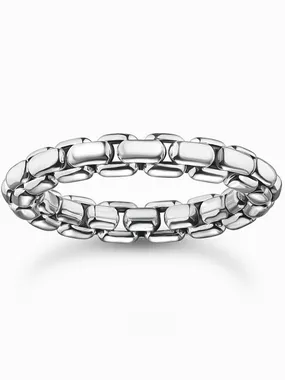 Thomas Sabo TR2502-637-21-62 Unisex Ring - Box chain Silver