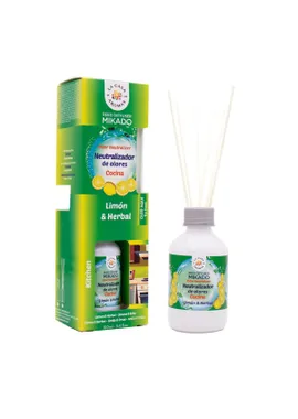 Special Kitchen Odor Neutralizer Reed Diffuser fragrance sticks Lemon and Herbs 100ml