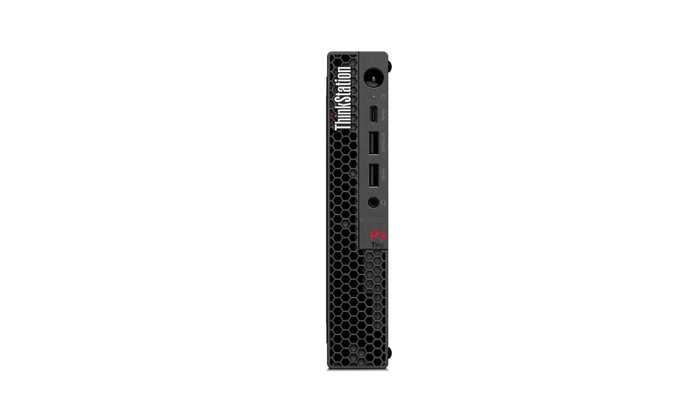 Lenovo ThinkStation P3 Tiny Intel® Core™ i7 i7-14700 32 GB DDR5-SDRAM 1 TB SSD NVIDIA T1000 Windows 11 Pro Mini PC Workstation Black