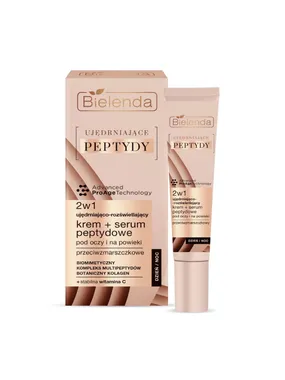 Firming Peptides firming and brightening cream + peptide serum 2in1 under eyes and eyelids 15ml