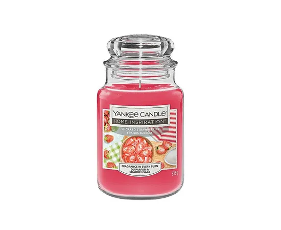 Scented candle Home Inspiration large Sugared Strawberries 538 g