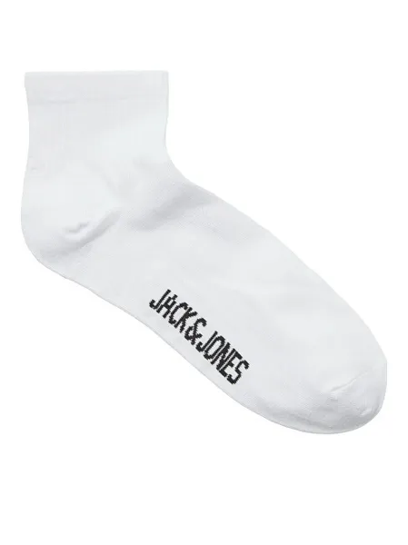 3 PACK - men's socks JACLEON 12257150 White