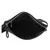 Women's leather waist bag WB-03 BLACK