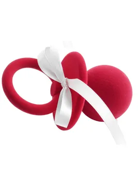 Red gift box with white ribbon Pacifier FU-217/A7