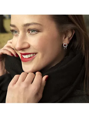 Minimalist steel earrings VJMS004S