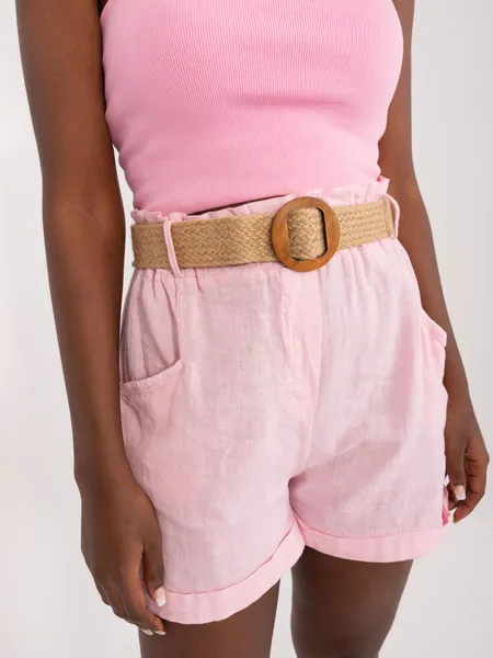 Women's light pink shorts