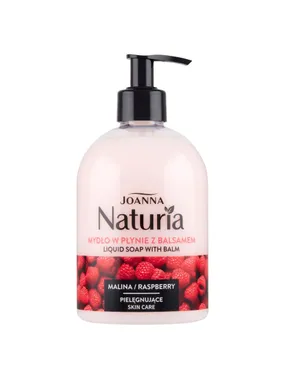 Naturia liquid soap with raspberry balm 500ml