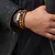 Tiger Lily modern beaded bracelet RR-80042-S
