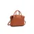 Women's leather handbag Coraline Brown