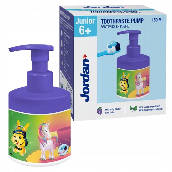 Junior toothpaste for children with pump 6+ 150ml