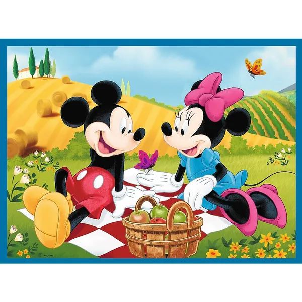 Puzzle 2w1 memos Disney characters