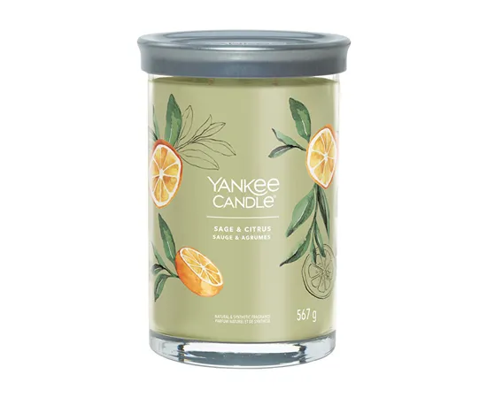 Aromatic candle Signature tumbler large Sage & Citrus 567 g