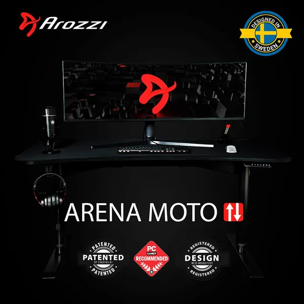 Arena Moto Gaming Table, Black