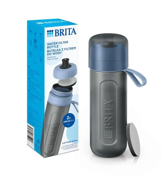 Brita Active zila 2-disku filtra pudele